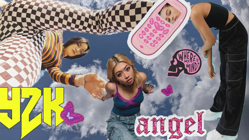 Tạo dáng cá tính trong không gian mang đậm chất Y2K