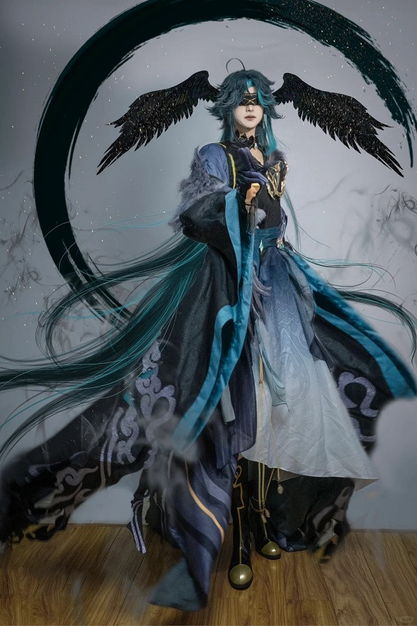 Tạo hình Xiao với hiệu ứng ánh sáng tạo nên không khí huyền ảo