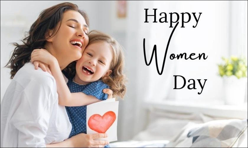 Thiệp chúc mừng Quốc tế Phụ nữ 8/3 với hình ảnh bó hoa sen tinh tế