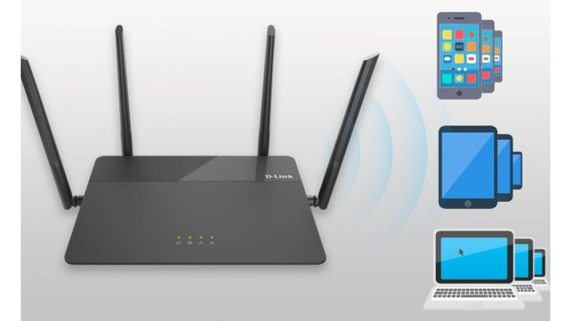 Thiết bị router kết nối nhiều thiết bị, tối ưu hóa việc sử dụng mạng Internet