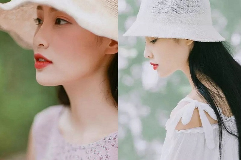 Thiếu nữ dịu dàng trong bộ váy trắng