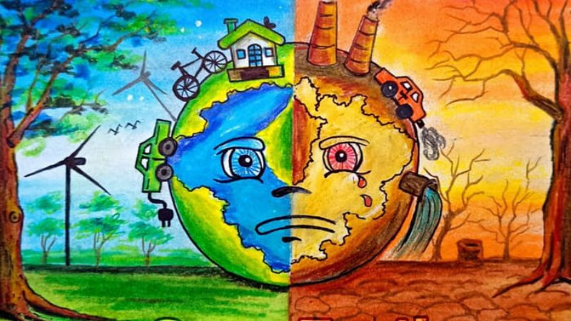 Thông điệp bảo vệ môi trường qua hình ảnh ẩn dụ