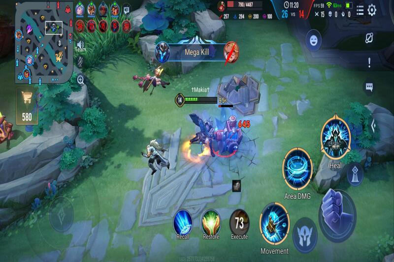 Thống kê mạng hạ gục (Kill), hỗ trợ (Assist) và chỉ số KDA trong Liên Quân Mobile