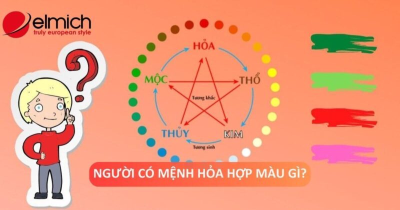 Tích Lịch Hỏa hợp màu sắc nào theo phong thủy, chọn màu tương sinh tương hợp cho mệnh Hỏa