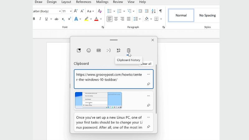 Tiết kiệm thời gian và giảm lỗi gõ văn bản khi sử dụng Clipboard hiệu quả