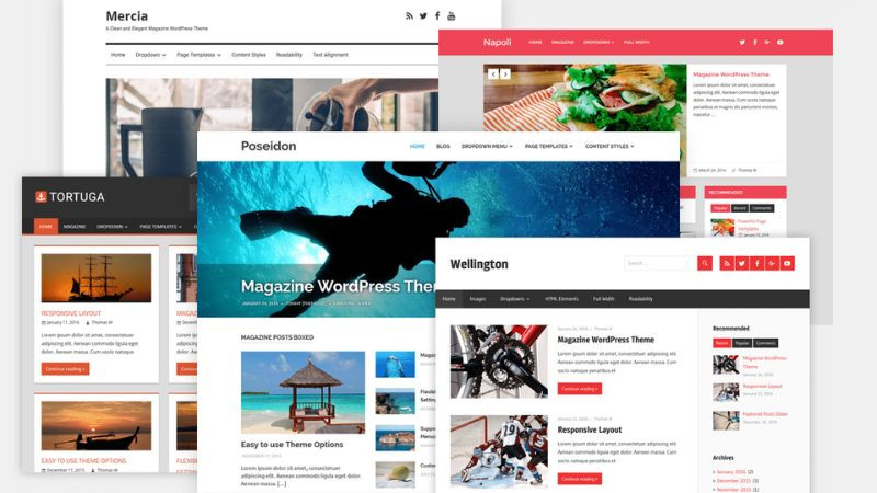 Tìm kiếm và xem trước các theme WordPress trong kho lưu trữ