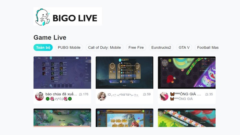 Tính năng phát trực tiếp (livestream) và giao lưu tương tác trên Bigo Live