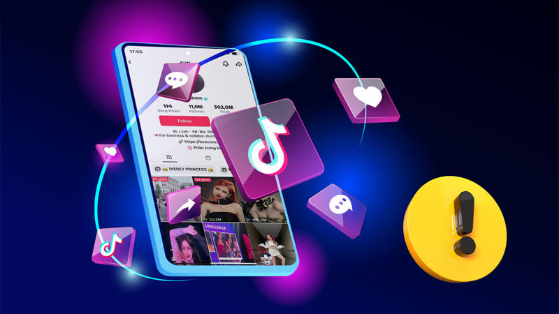 Tình trạng reup video trên TikTok có thể dẫn đến kênh bị Flop