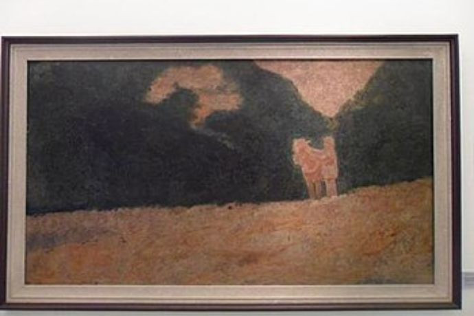 Toàn cảnh bức tranh Bác Hồ ở Chiến khu Việt Bắc của họa sĩ Dương Bích Liên, Bảo vật quốc gia