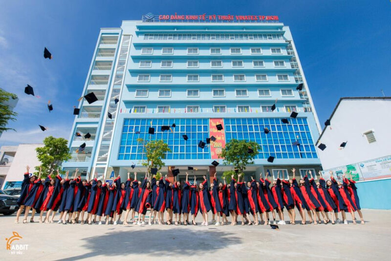 Toàn cảnh khuôn viên Trường Cao đẳng Vinatex TP.HCM