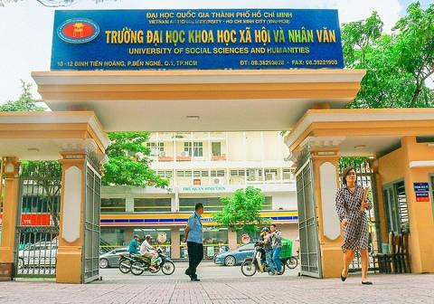 Toàn cảnh Trường Đại học Khoa học Xã hội và Nhân văn, một địa điểm đào tạo hướng dẫn du lịch TPHCM