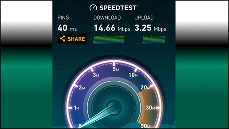 Tốc độ mạng nhanh phụ thuộc vào nhu cầu sử dụng cá nhân