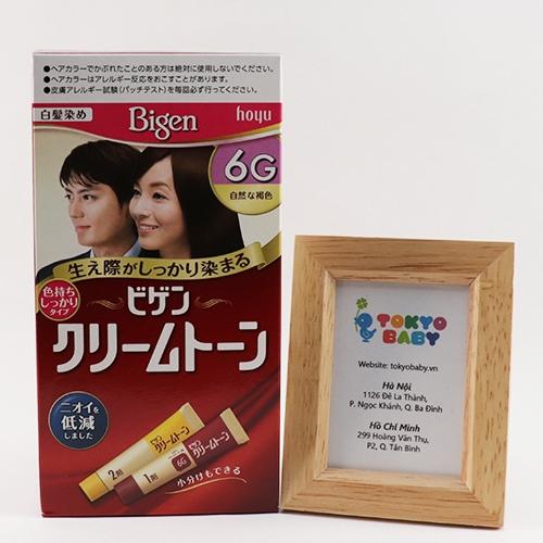 So sanh tong nau thuoc nhuom toc bigen 6g la mau gi voi cac sac thai nau khac