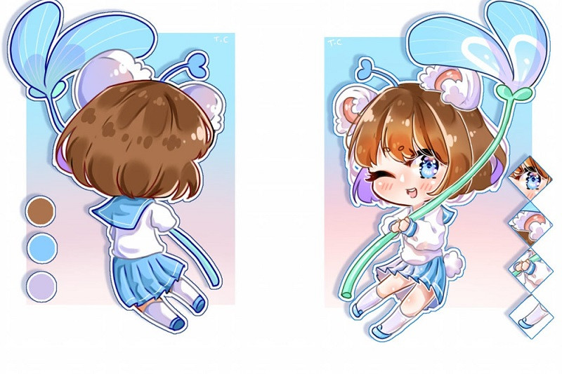 Tổng hợp ảnh Simmy Yandere Chibi