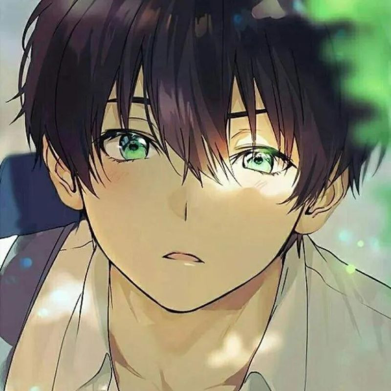 Trai anime với ánh mắt lưu luyến