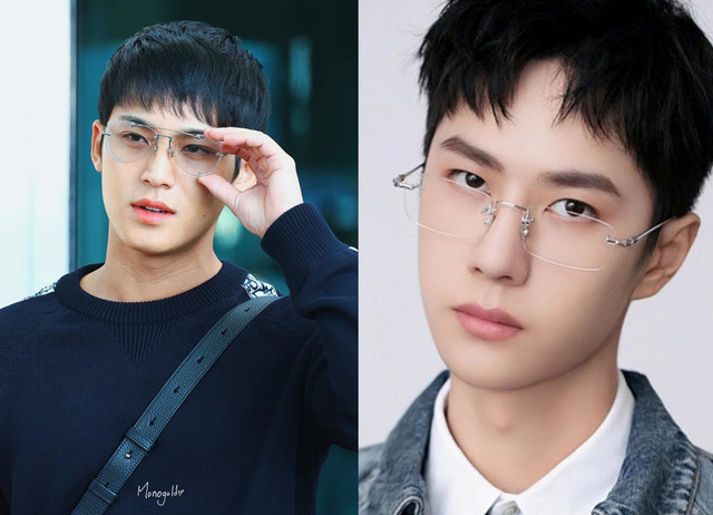 Trai đẹp Trung Quốc đeo kính gọng kim loại, phong thái suy tư