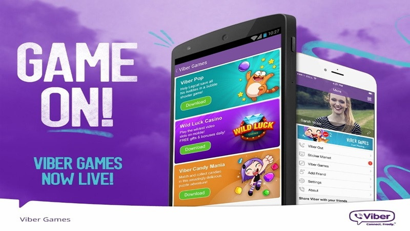 Trải nghiệm trò chơi giải trí trực tiếp trong ứng dụng Viber Games