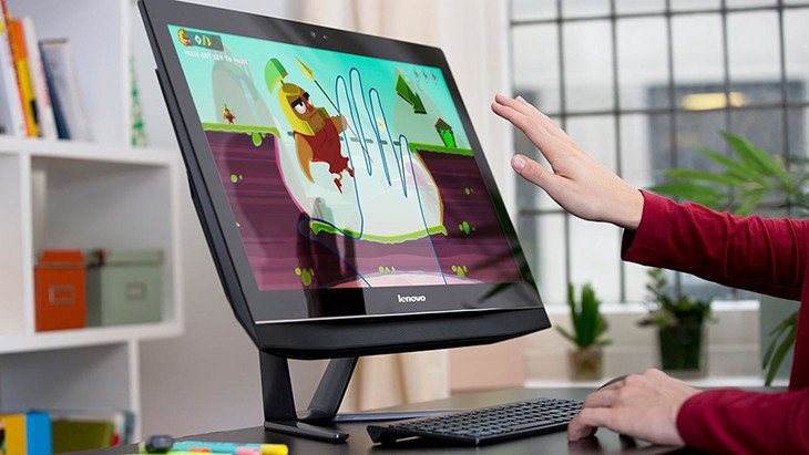 Trải nghiệm tương tác trực tiếp trên màn hình cảm ứng của máy tính All-in-One