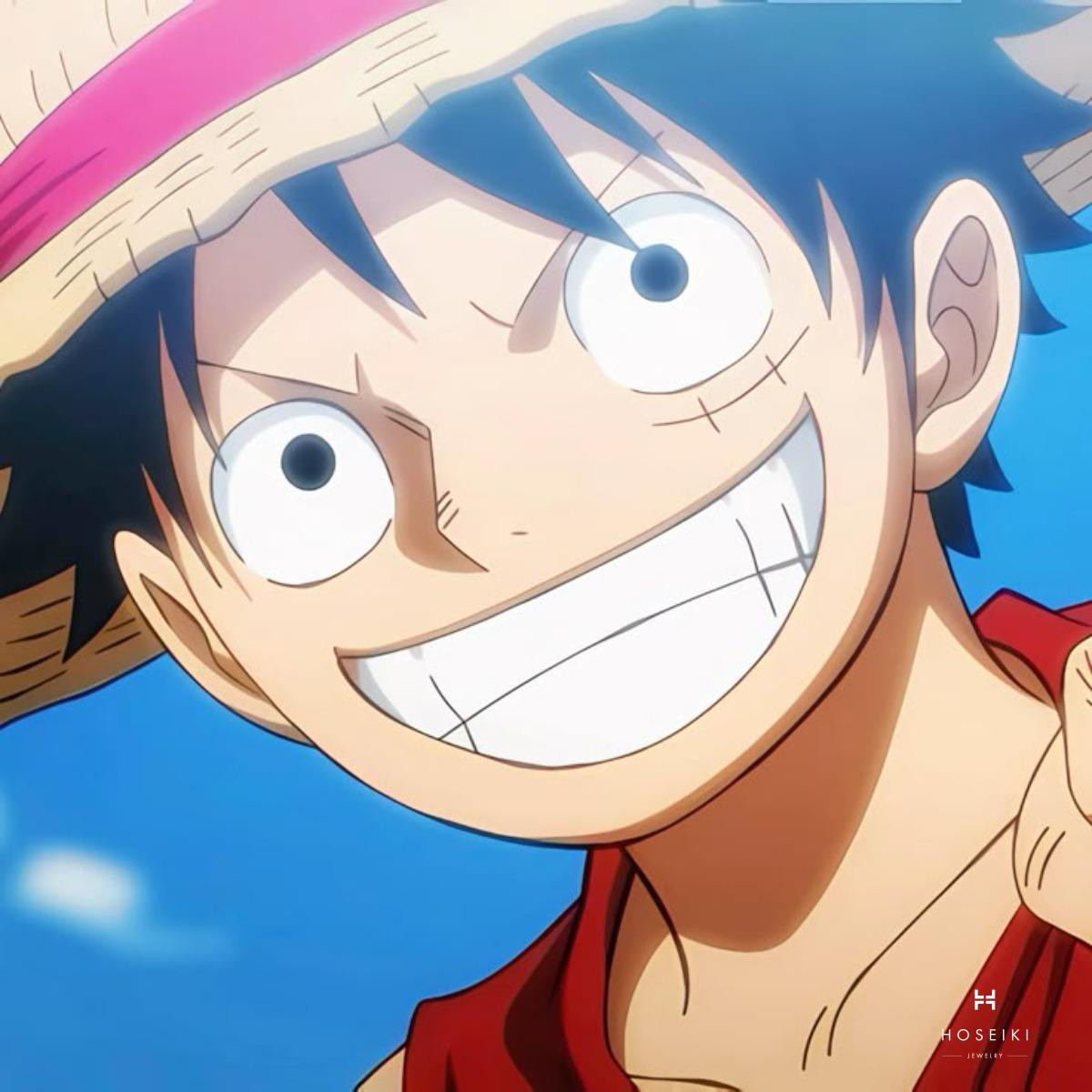 Tranh Luffy với tạo hình độc đáo, thể hiện cá tính mạnh mẽ của thuyền trưởng băng Mũ Rơm.