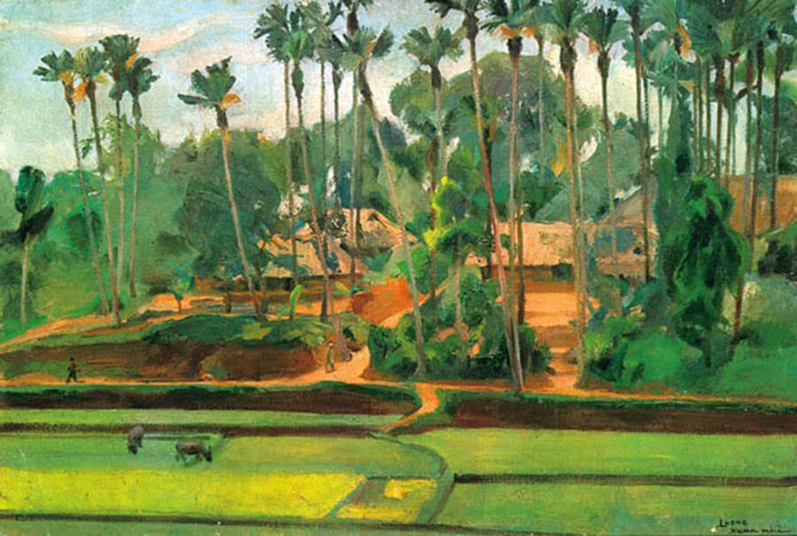 Tranh sơn dầu &quot;Đồi Cọ&quot; của Hoạ sĩ Lương Xuân Nhị