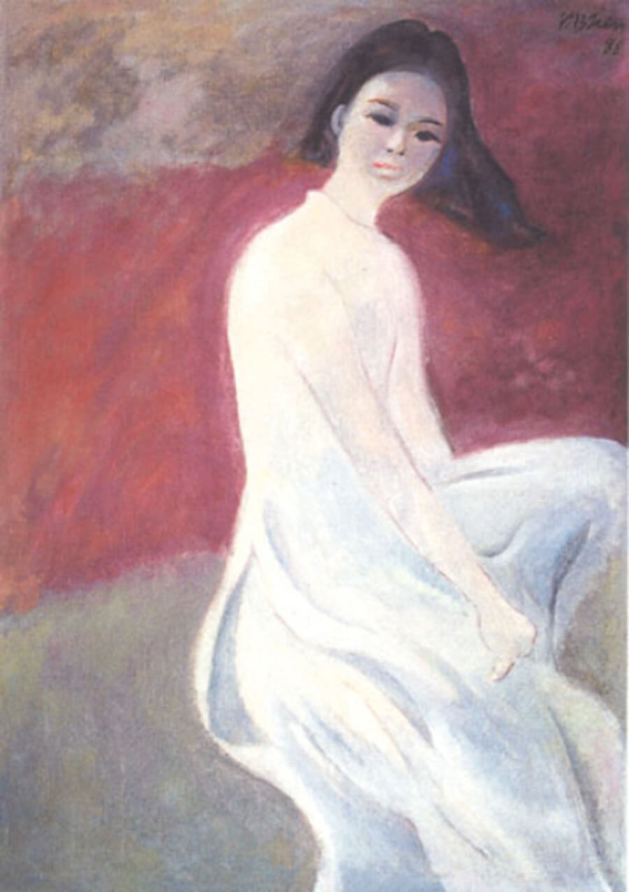 Tranh &quot;Thiếu nữ áo trắng&quot; - một kiệt tác chân dung của Dương Bích Liên