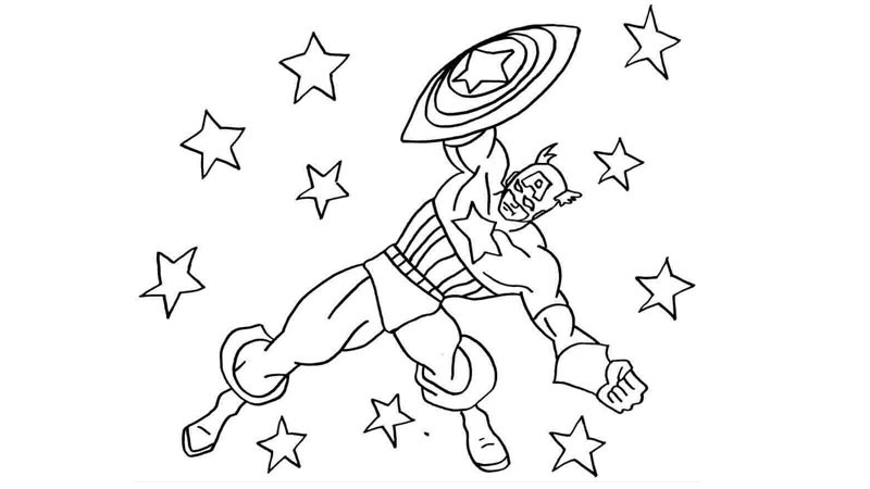 Tranh tô màu siêu nhân với nhiều chi tiết