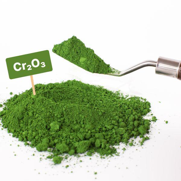 Tranh vẽ phong cảnh sử dụng màu xanh Cr2O3 tạo sắc lá cây tự nhiên