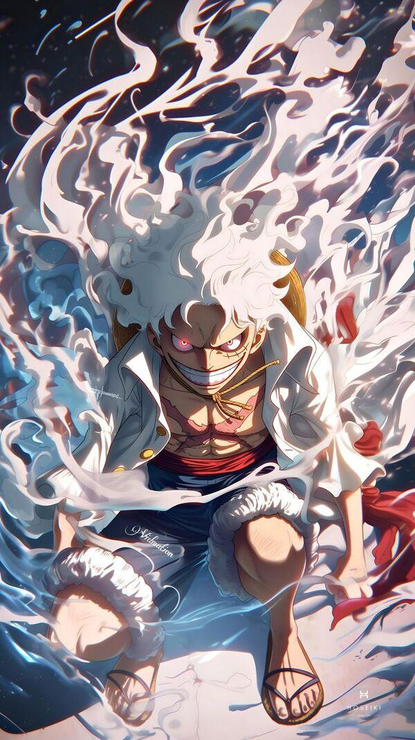 Tuyển tập hình ảnh Luffy Gear 5 trong tư thế chiến đấu đầy sáng tạo và hài hước