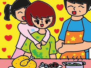 Tuyển tập tranh vẽ về gia đình quây quần