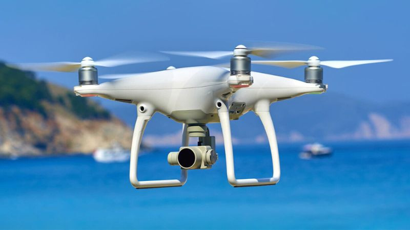 UAV được sử dụng để quay phim và chụp ảnh từ góc nhìn trên không độc đáo