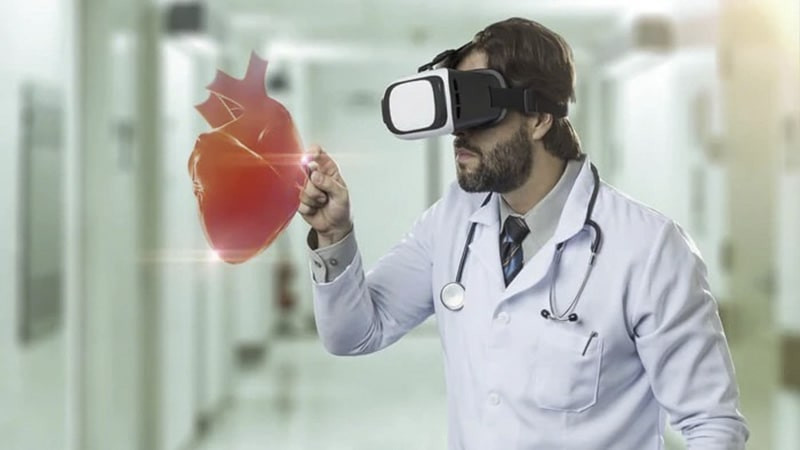 Ứng dụng công nghệ thực tế ảo VR trong đào tạo y khoa, phẫu thuật mô phỏng hoặc hỗ trợ phục hồi chức năng cho bệnh nhân