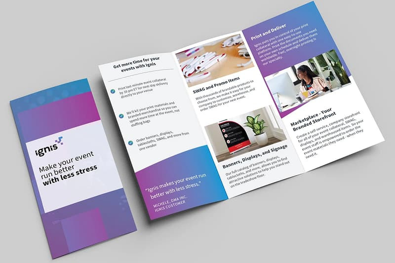 Ứng dụng đa dạng kiểu chữ để tạo điểm nhấn và cá tính cho brochure