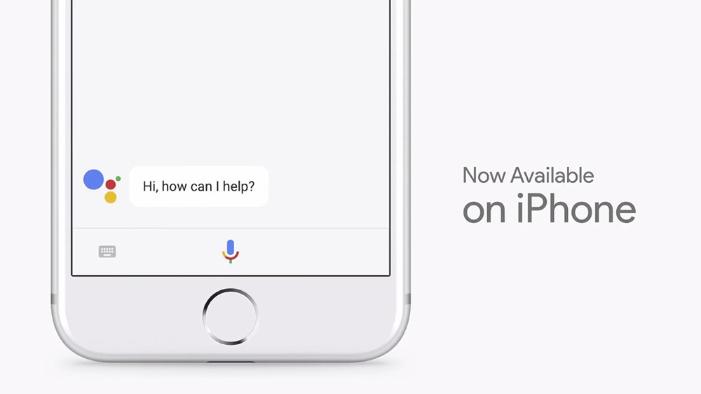 Ứng dụng Google Assistant hoạt động trên thiết bị iPhone của Apple