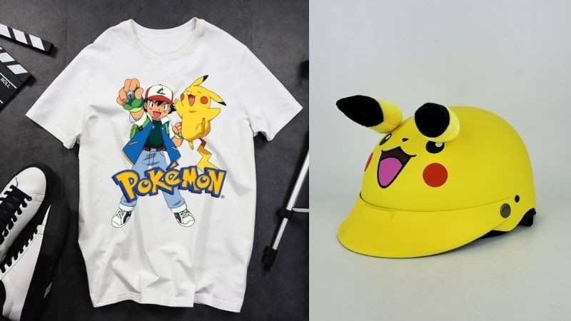 Ứng dụng hình ảnh Pokemon làm vật phẩm trang trí