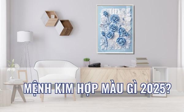 Ung dung mau hop menh Kiem Phong Kim trong nghe thuat va doi song