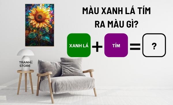 Ứng dụng màu xám nâu và xám xanh từ pha nâu và xanh dương trong nội thất và nghệ thuật đương đại.