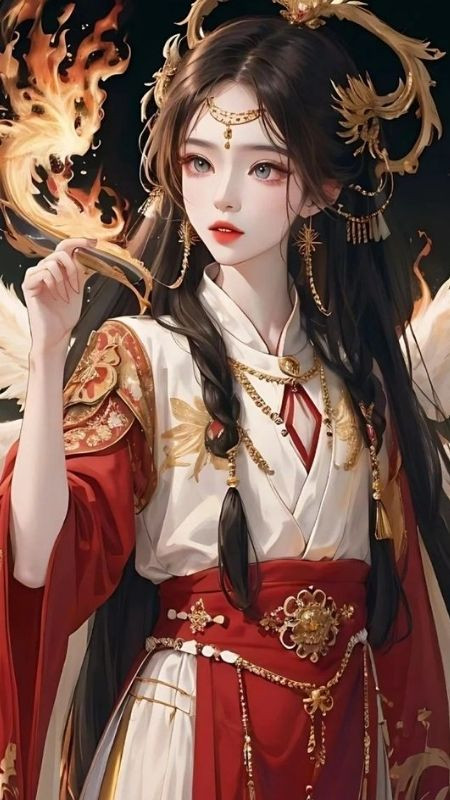 Vẻ đẹp cổ trang của cô nàng tiểu thư cao quý khi vui đùa cùng linh thú