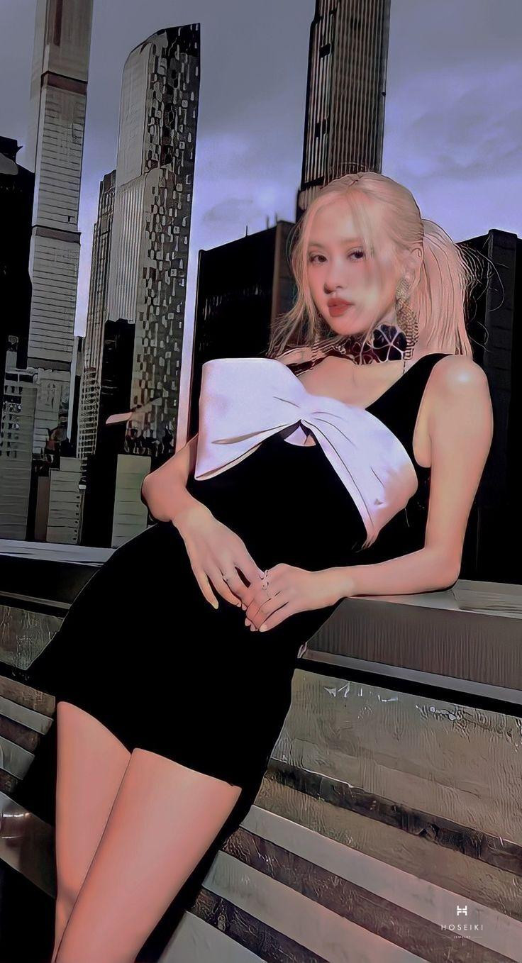 Vẻ đẹp Rosé ngầu với ánh nhìn đầy biểu cảm