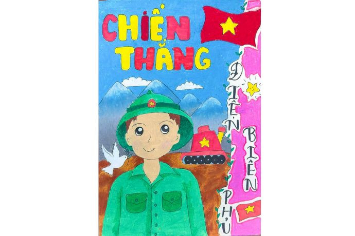 Vẻ mặt kiên nghị của người lính trong tranh chân dung