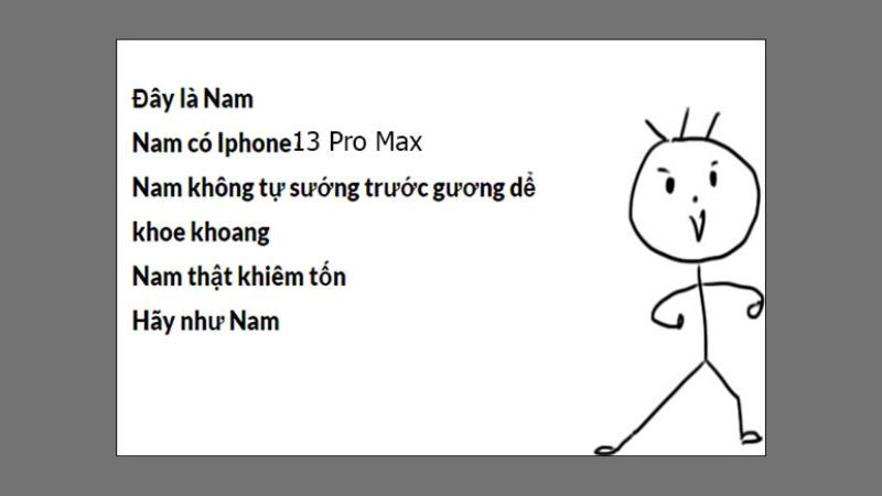 Ví dụ meme be like me đơn giản, hài hước trên mạng xã hội
