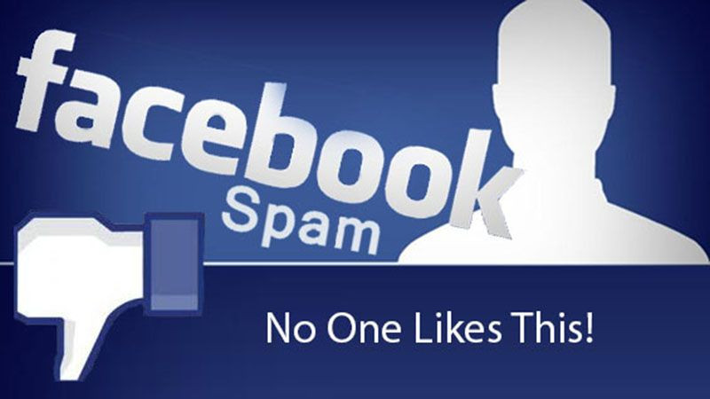 Ví dụ về bình luận spam và bài đăng spam trên Facebook