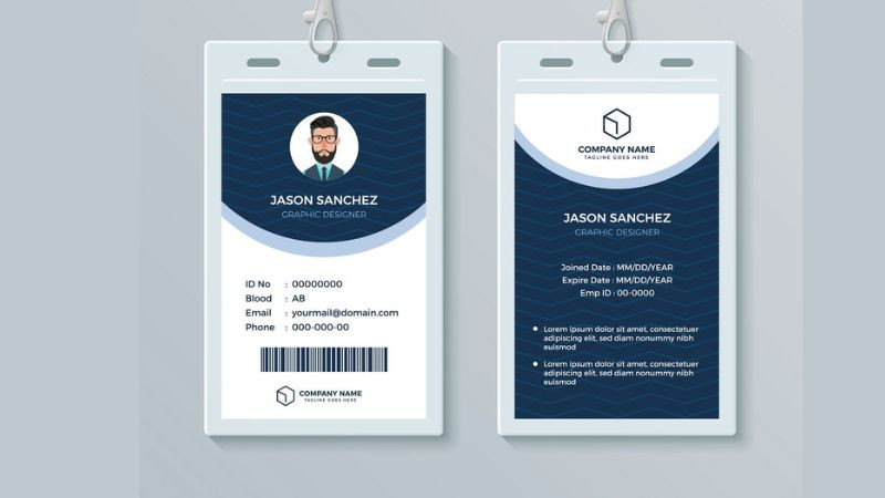 Ví dụ về các loại thẻ ID thông dụng bao gồm hộ chiếu, thẻ học sinh/sinh viên, thẻ căn cước