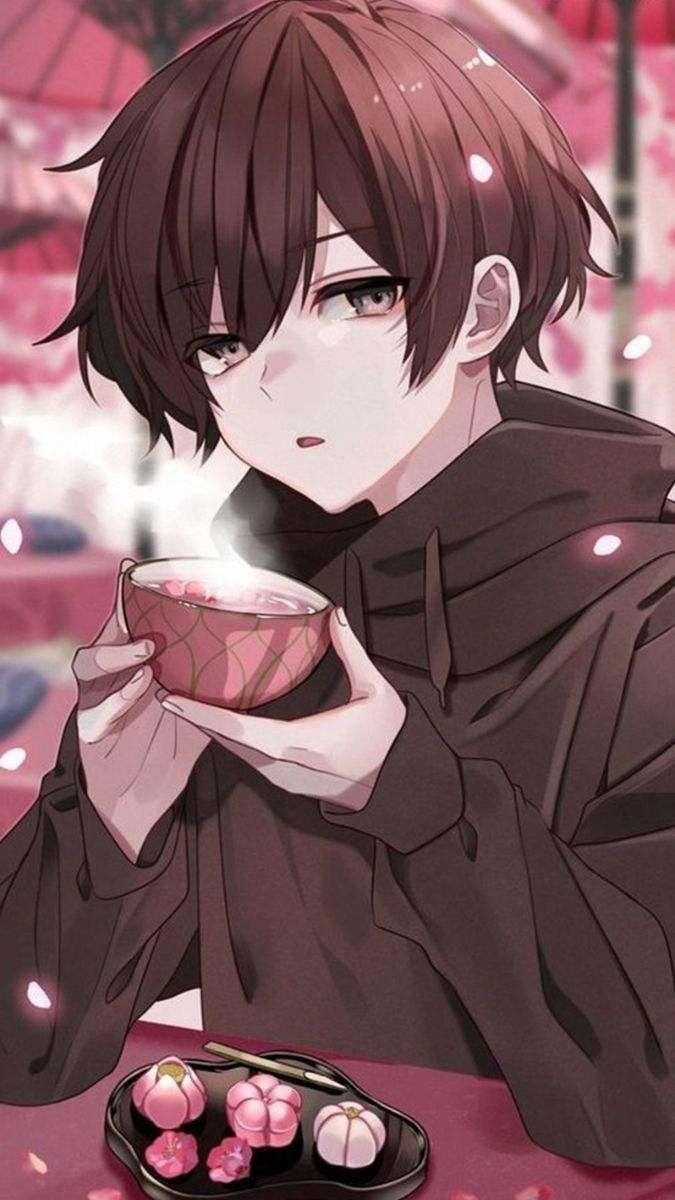 Wallpaper anime nam ngầu với mái tóc đặc biệt