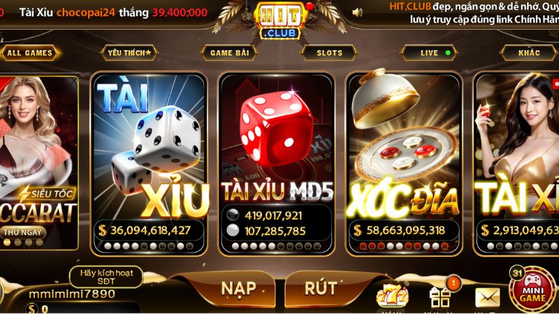 Tổng quan về cổng game HitClub
