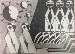 Đề thi mỹ thuật 2 đại học Kiến trúc Hà Nội tham khảo