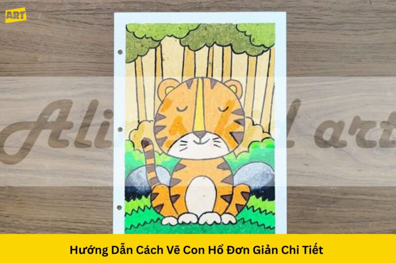 Hướng Dẫn Cách Vẽ Con Hổ Đơn Giản Chi Tiết