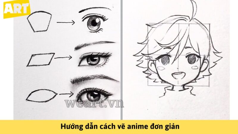 Hướng dẫn cách vẽ anime đơn giản cho người mới tập chi tiết