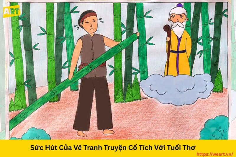 Sức Hút Của Vẽ Tranh Truyện Cổ Tích Với Tuổi Thơ