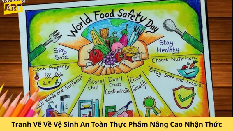 Tranh Vẽ Về Vệ Sinh An Toàn Thực Phẩm Nâng Cao Nhận Thức