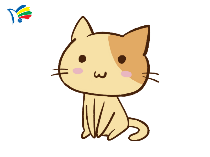 Hướng dẫn cách vẽ chú mèo con từ những hình khối cơ bản đơn giản nhất